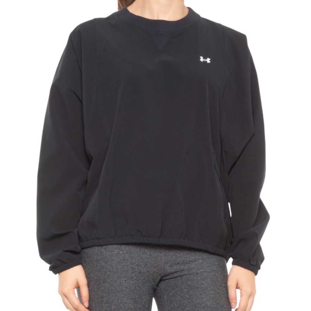 🛑CLEARANCE‼️☔️🆕 Under Armour Lightweight Woven Rain Shirt Black